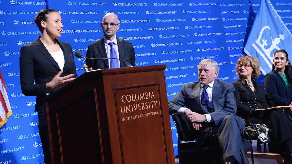 President Bollinger at Global Freedom of Expression AWards 2015. 