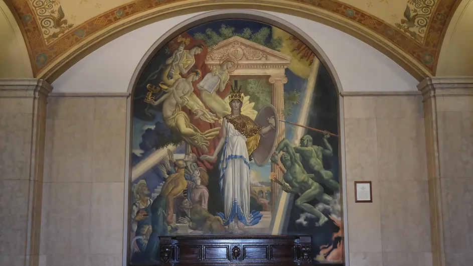 Videbimus Lumen by Eugene Francis Savage, Columbia University