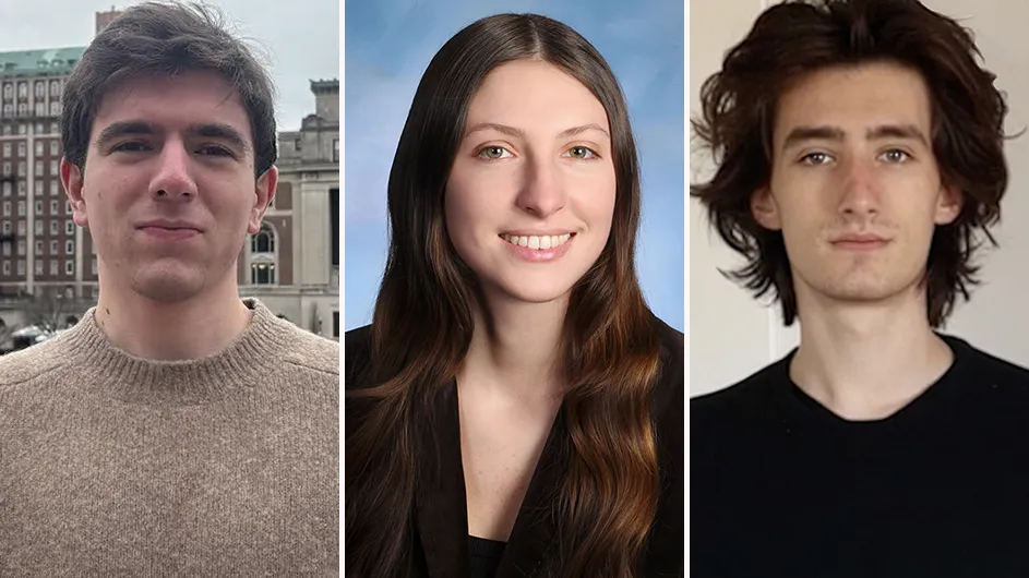 Joseph Karaganis CC’26, Brianna Przywozny SEAS’25, and Theo Taplitz CC’25