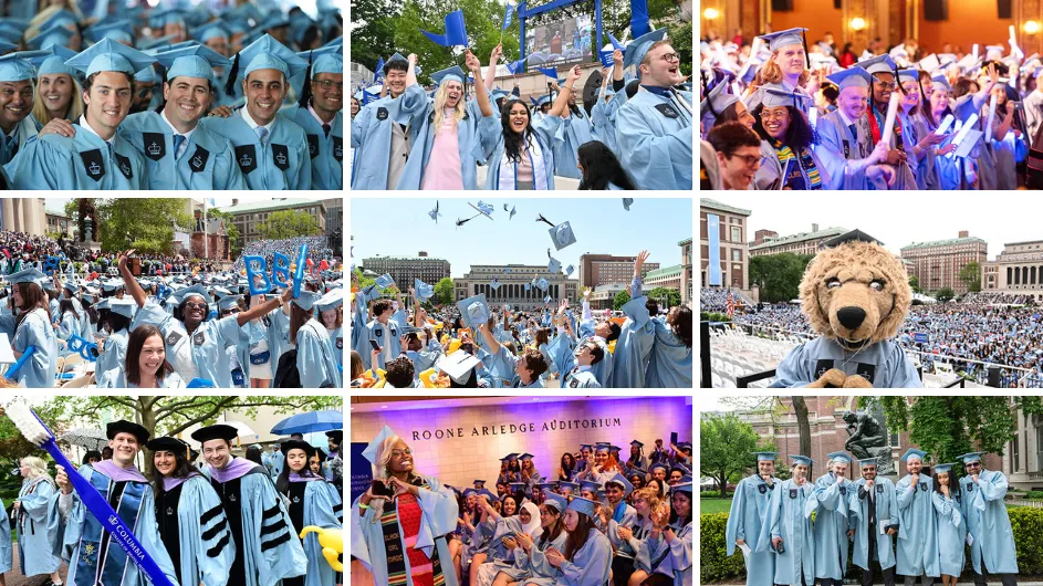 A collage of recent grad photos