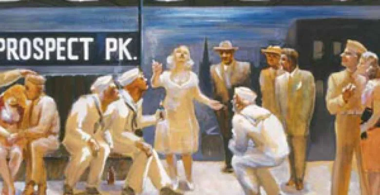 Painting of sailors