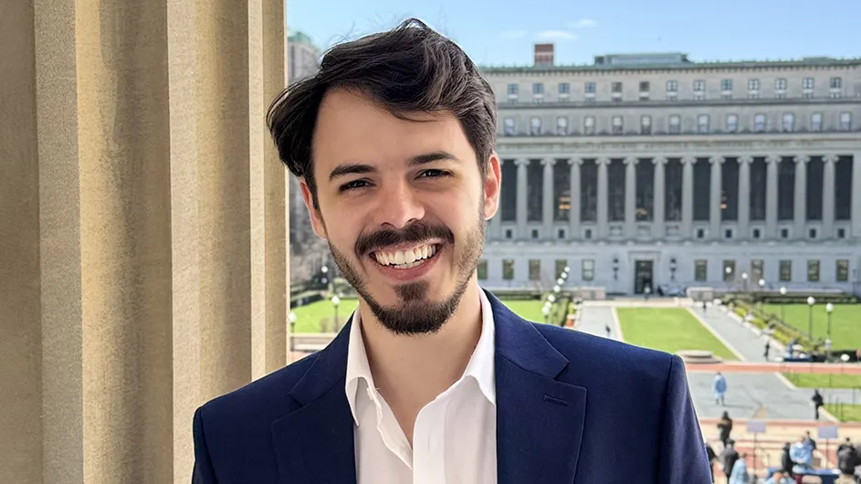 Columbia University student Felipe Gatos