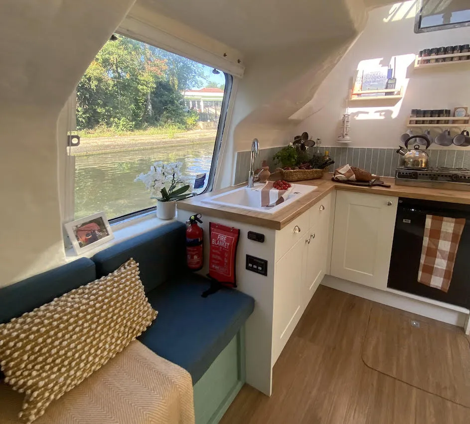 The view from aboard Sturgeon's boat.